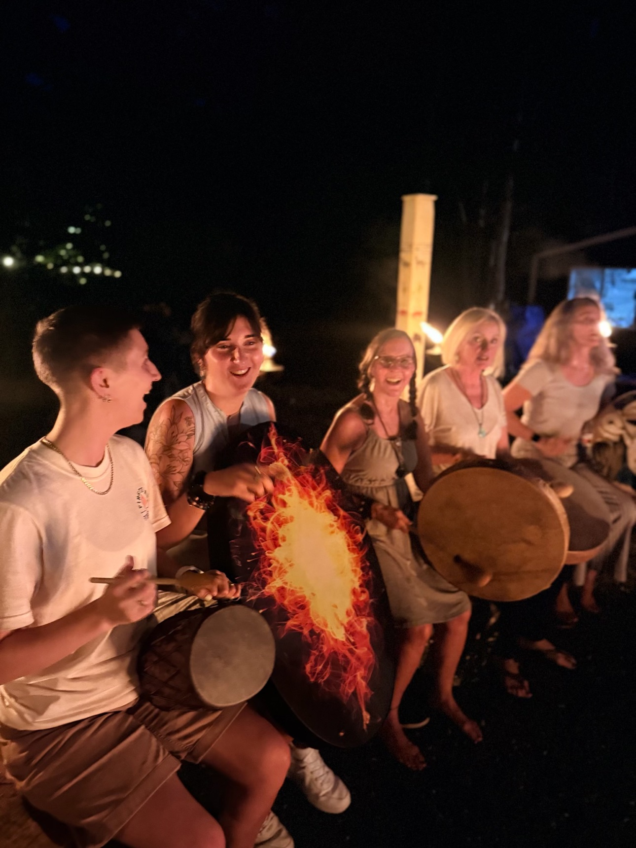 Fire and Drum Circle